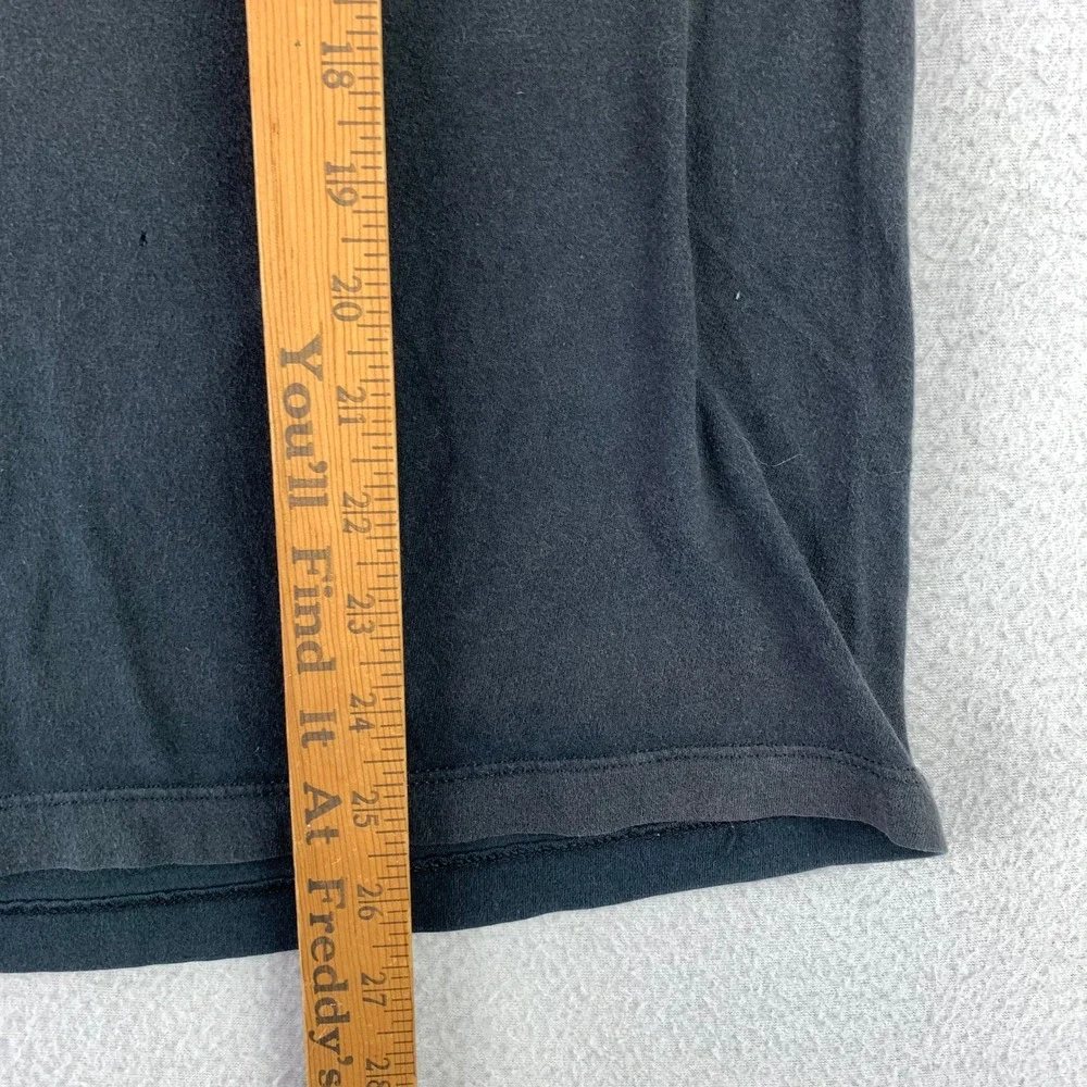 Nike T-Shirt Mens Medium Black Logo‎ World-Class Athletes Graphic Tee Faded